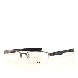 Oakley Double Tap 3123-04 51 Brushed Chrome Eyeglasses OX3123-0451